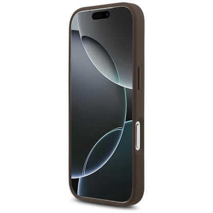 Θήκη για Apple iPhone 17 Pro, Guess, 4G Big Logo, Καφέ