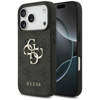 Θήκη για Apple iPhone 17 Pro, Guess, 4G Big Logo, Μαύρη