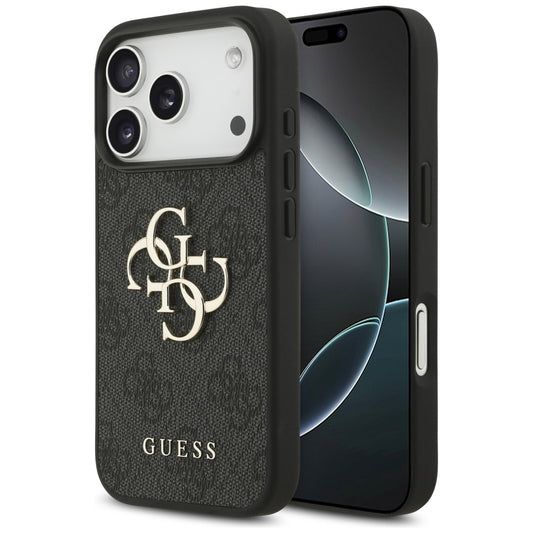 Θήκη για Apple iPhone 17 Pro, Guess, 4G Big Logo, Μαύρη