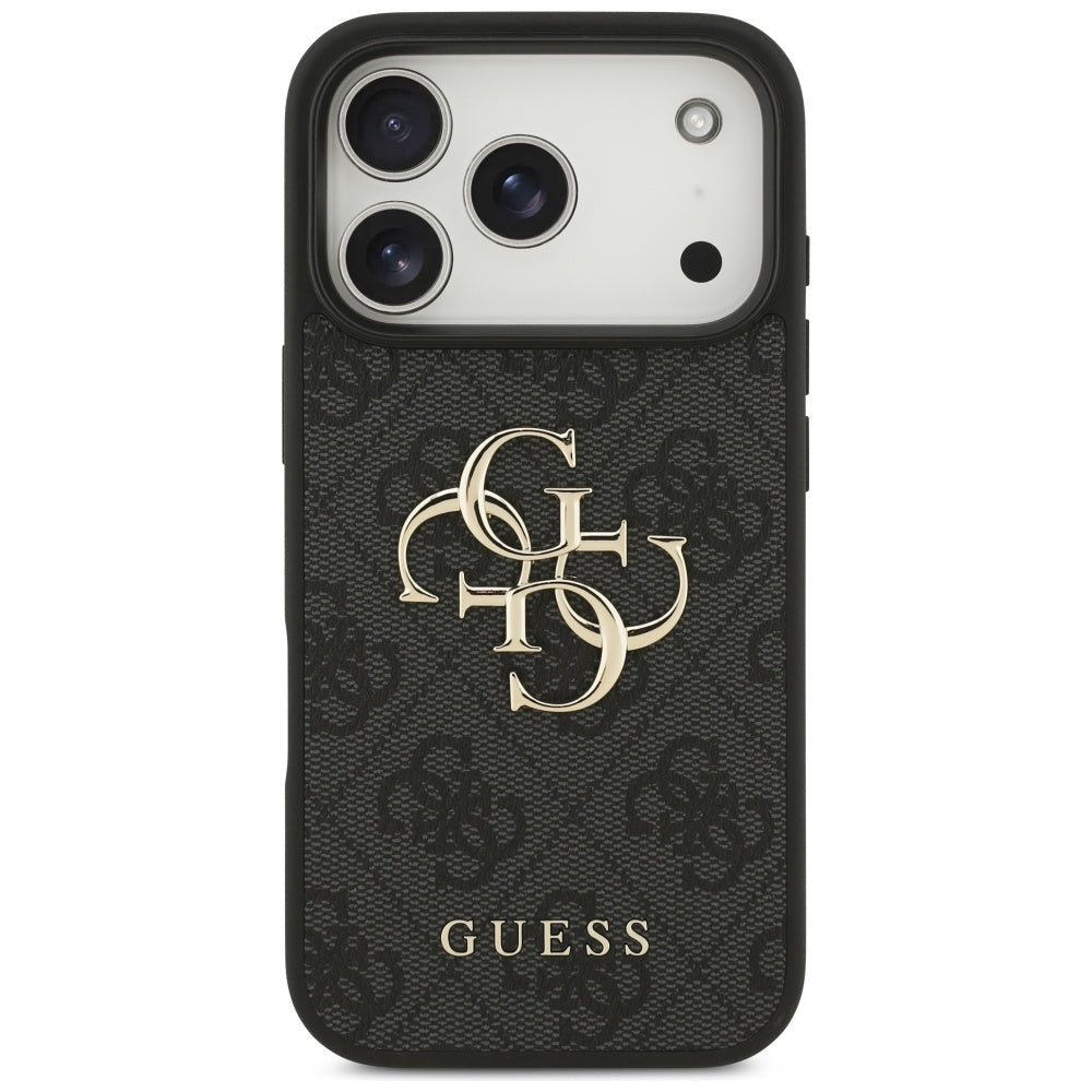 Θήκη για Apple iPhone 17 Pro, Guess, 4G Big Logo, Μαύρη
