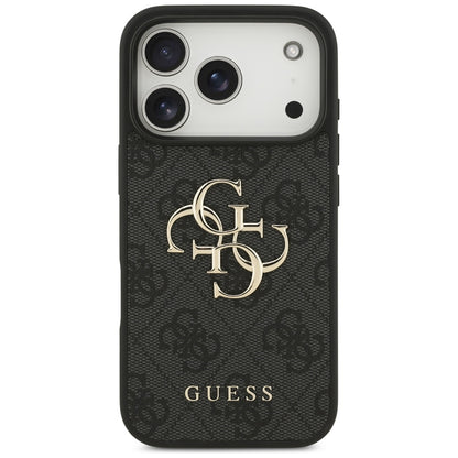 Θήκη για Apple iPhone 17 Pro, Guess, 4G Big Logo, Μαύρη