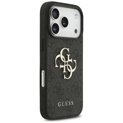 Θήκη για Apple iPhone 17 Pro, Guess, 4G Big Logo, Μαύρη