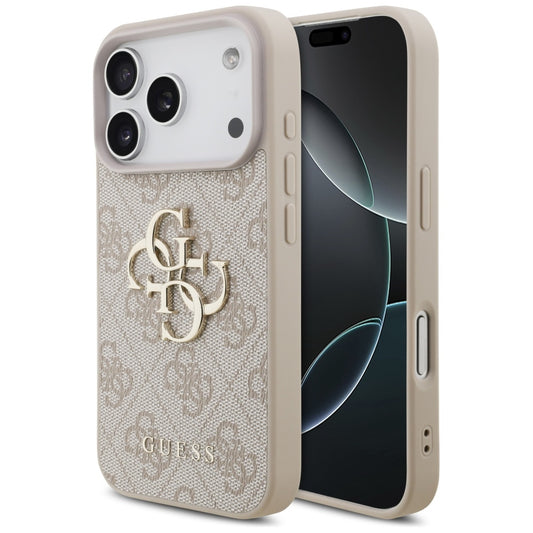 Θήκη για Apple iPhone 17 Pro, Guess, 4G Big Logo, Ροζ