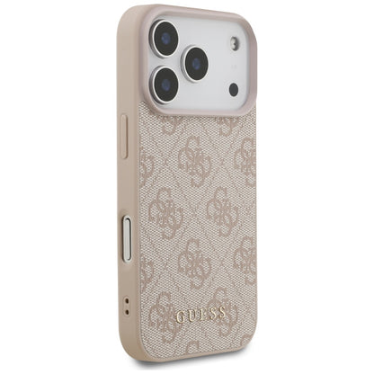 Θήκη για Apple iPhone 17 Pro, Guess, 4G Classic, Ροζ