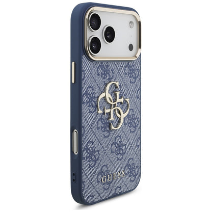 Θήκη για Apple iPhone 17 Pro, Guess, Big 4G Logo Classic, Χρυσό Μπλε