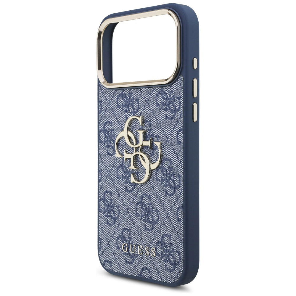 Θήκη για Apple iPhone 17 Pro, Guess, Big 4G Logo Classic, Χρυσό Μπλε