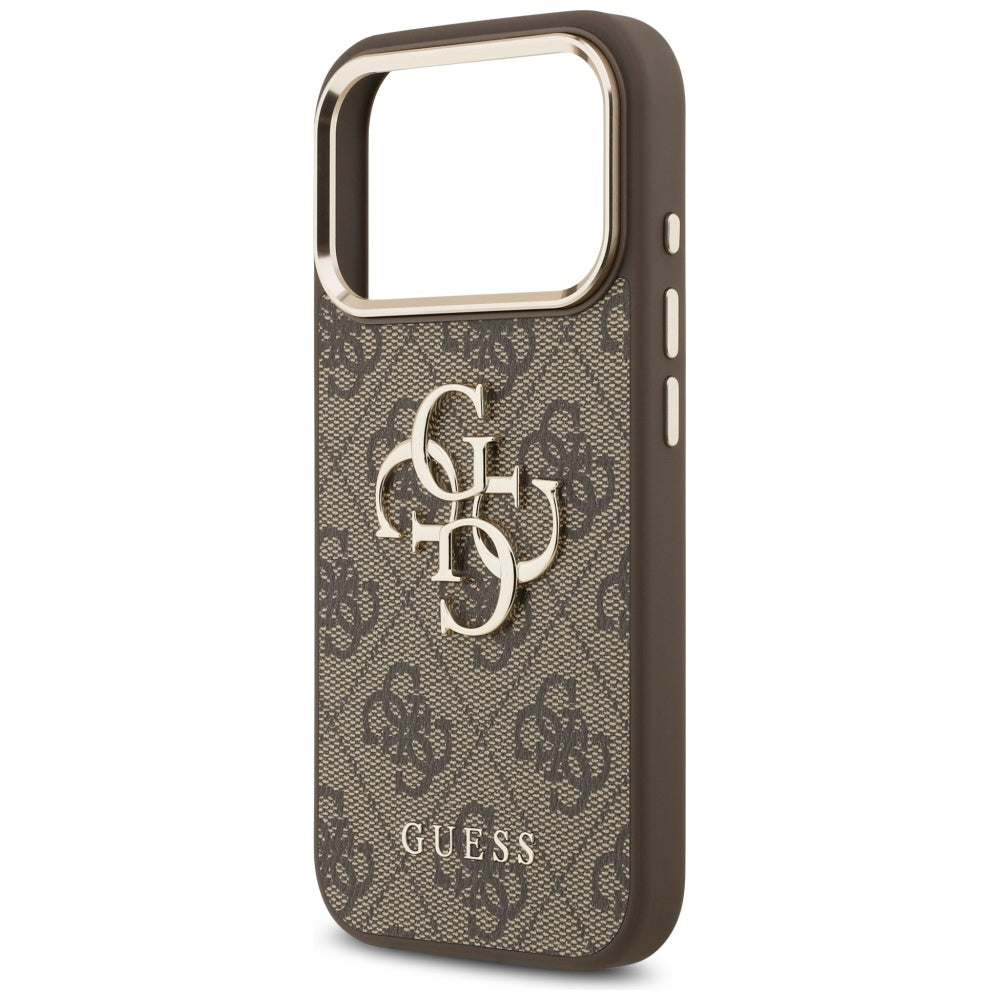 Θήκη για Apple iPhone 17 Pro, Guess, Big 4G Logo Classic, Χρυσοκαστανό