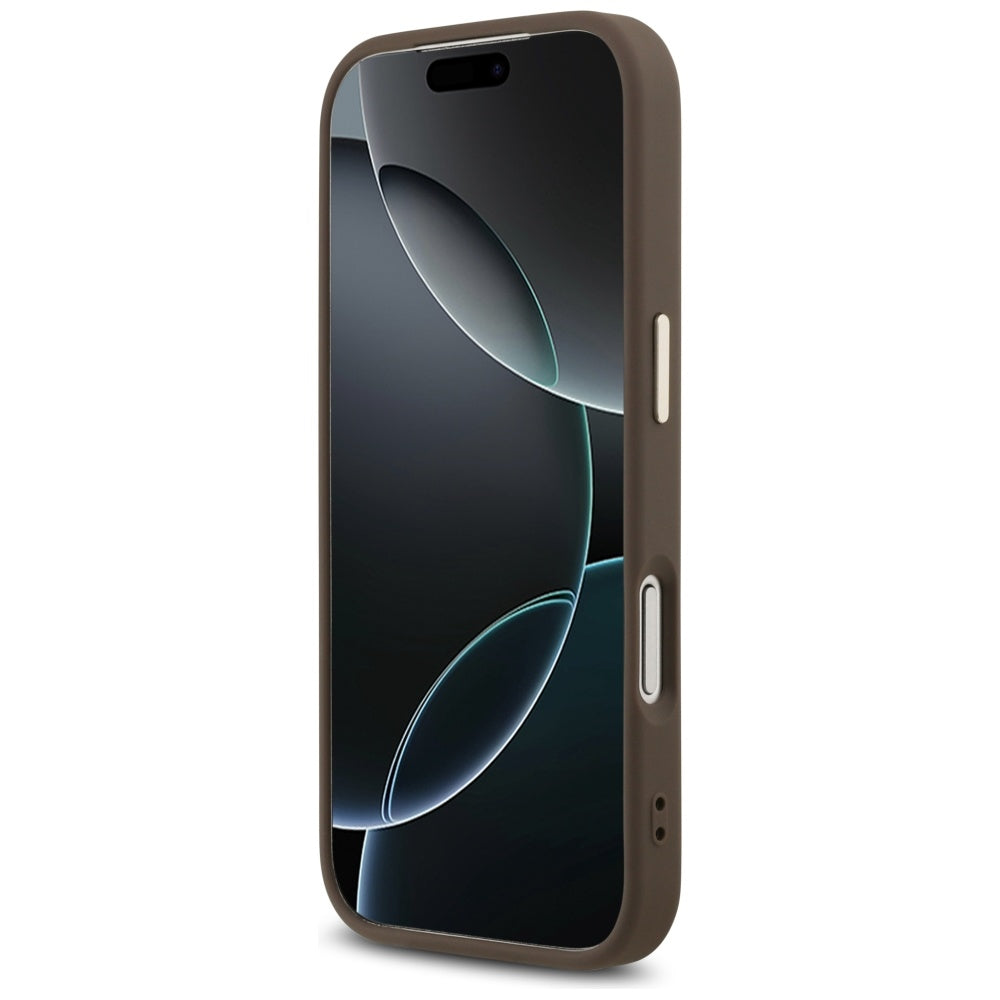 Θήκη για Apple iPhone 17 Pro, Guess, Big 4G Logo Classic, Χρυσοκαστανό