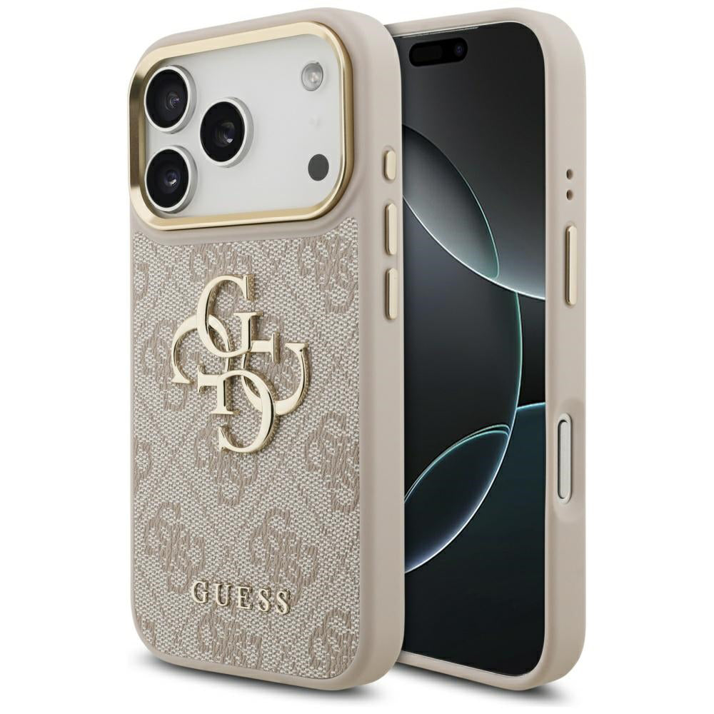 Θήκη για Apple iPhone 17 Pro, Guess, Big 4G Logo Classic, Ροζ Χρυσό