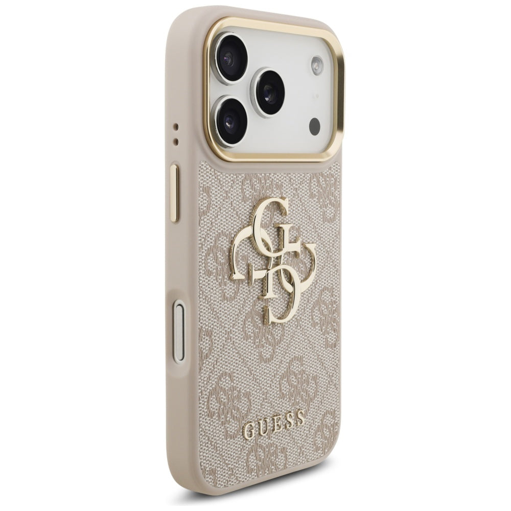 Θήκη για Apple iPhone 17 Pro, Guess, Big 4G Logo Classic, Ροζ Χρυσό