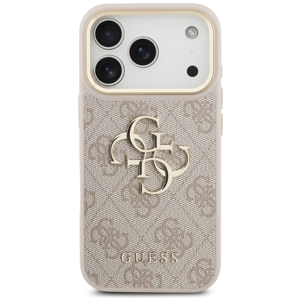 Θήκη για Apple iPhone 17 Pro, Guess, Big 4G Logo Classic, Ροζ Χρυσό