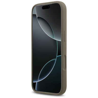 Θήκη για Apple iPhone 17 Pro, Guess, Big 4G Script, Καφέ