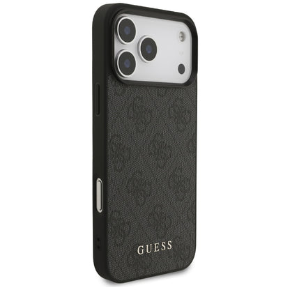 Θήκη για Apple iPhone 17 Pro Max, Guess, 4G Classic, Μαύρη