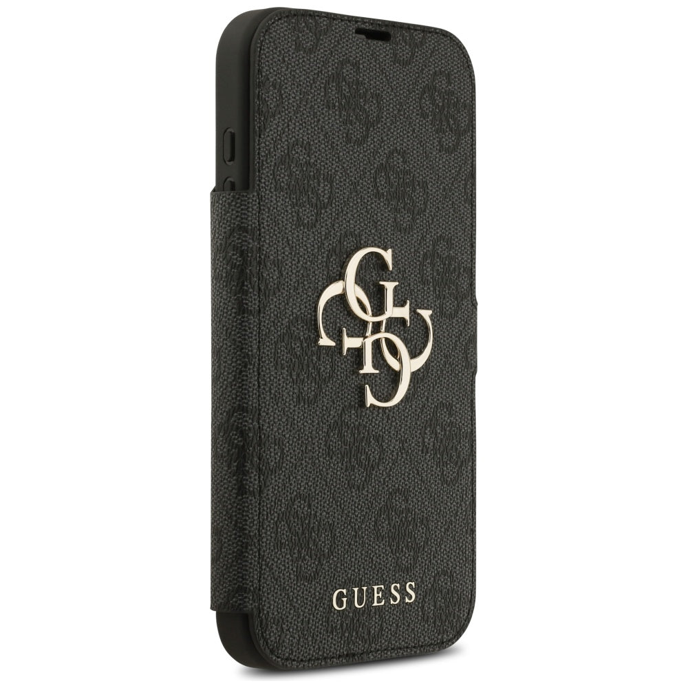 Θήκη για Apple iPhone 17 Pro Max, Guess, 4G Metal Logo, Μαύρη