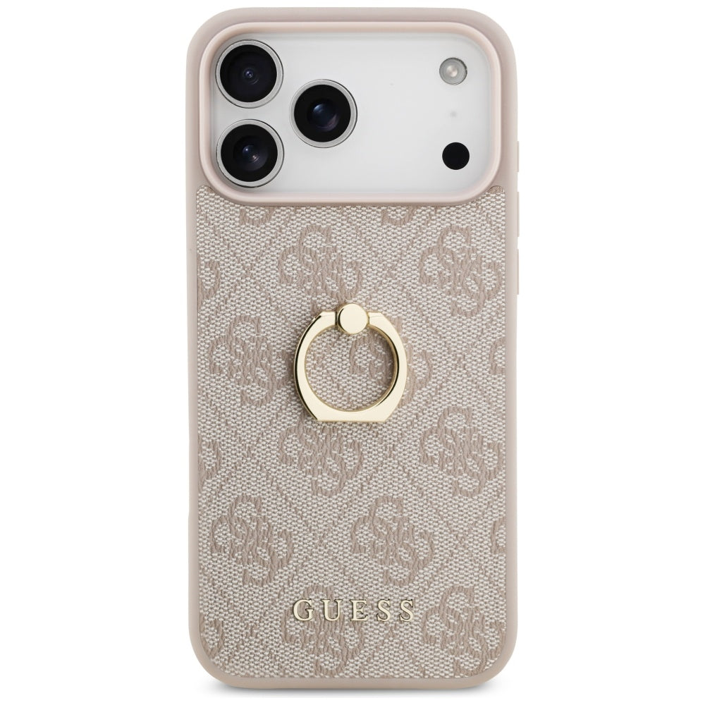 Θήκη για Apple iPhone 17 Pro Max, Guess, 4G Ring Stand, Ροζ