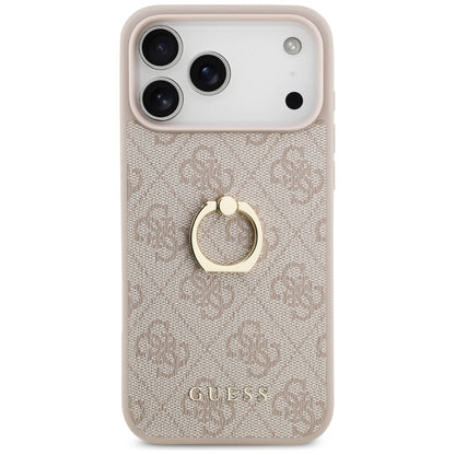 Θήκη για Apple iPhone 17 Pro Max, Guess, 4G Ring Stand, Ροζ
