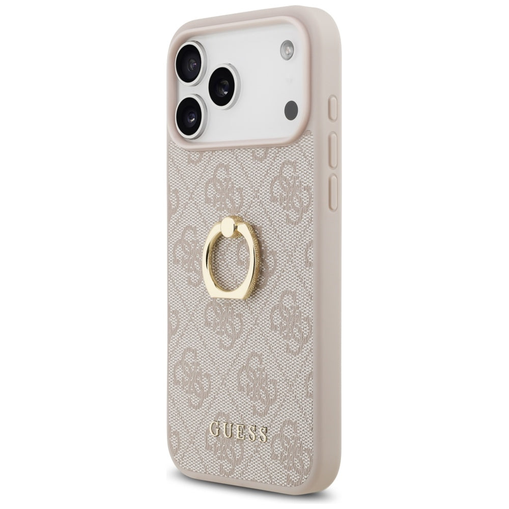 Θήκη για Apple iPhone 17 Pro Max, Guess, 4G Ring Stand, Ροζ