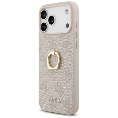 Θήκη για Apple iPhone 17 Pro Max, Guess, 4G Ring Stand, Ροζ