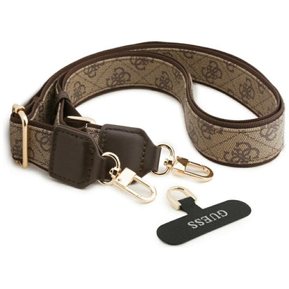 Θήκη για Apple iPhone 17 Pro Max, Guess, Big 4G Classic Logo with Big Strap, Καφέ
