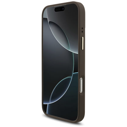 Θήκη για Apple iPhone 17 Pro Max, Guess, Big 4G Classic Logo with Big Strap, Καφέ