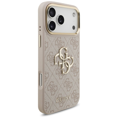Θήκη για Apple iPhone 17 Pro Max, Guess, Big 4G Classic Logo with Big Strap, Ροζ