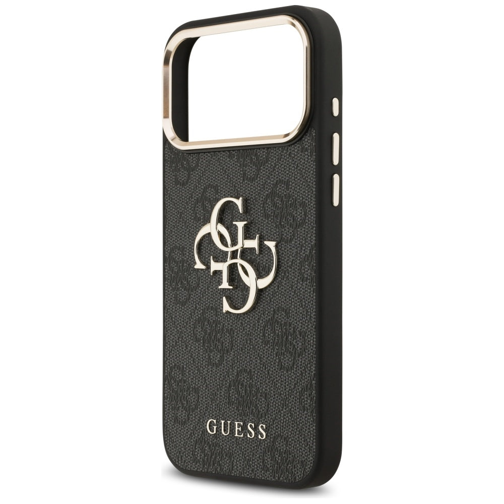 Θήκη για Apple iPhone 17 Pro Max, Guess, Big 4G Logo Classic, Μαύρη Χρυσή