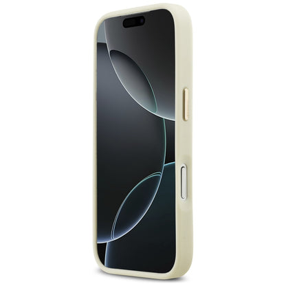 Θήκη για Apple iPhone 17 Pro Max, Karl Lagerfeld, Script Logo, Μπεζ