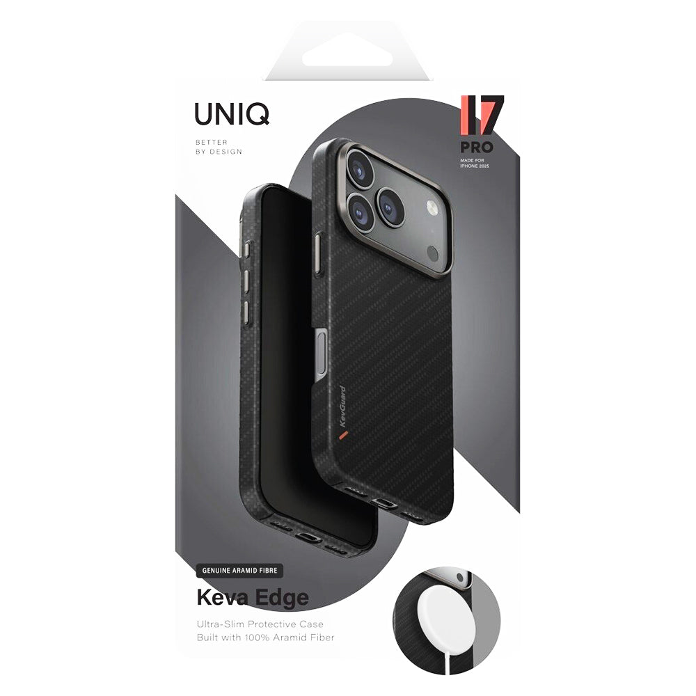 Θήκη MagSafe για Apple iPhone 17 Pro Max, UNIQ, Keva MagClick, Μαύρη