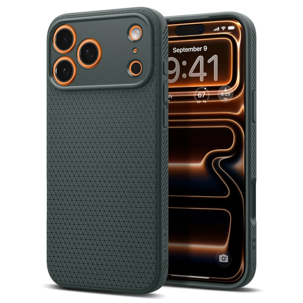 Θήκη για Apple iPhone 17 Pro, Spigen, Liquid Air, Πράσινο ACS10333