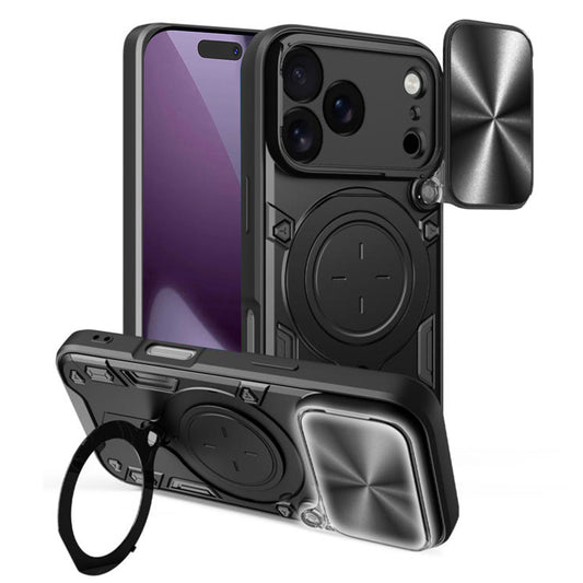 Θήκη για Apple iPhone 17 Pro, Techsuit, CamGuard Pro, Μαύρη