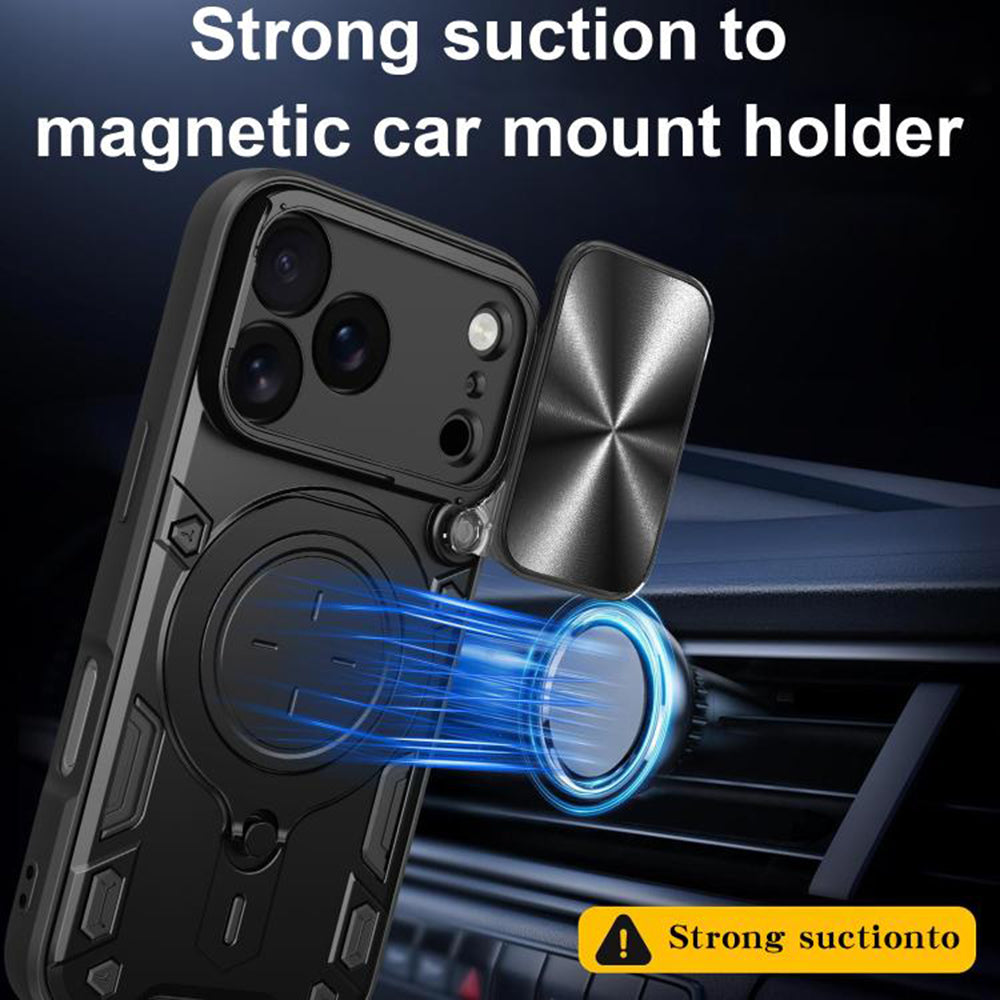 Θήκη για Apple iPhone 17 Pro, Techsuit, CamGuard Pro, Μαύρη