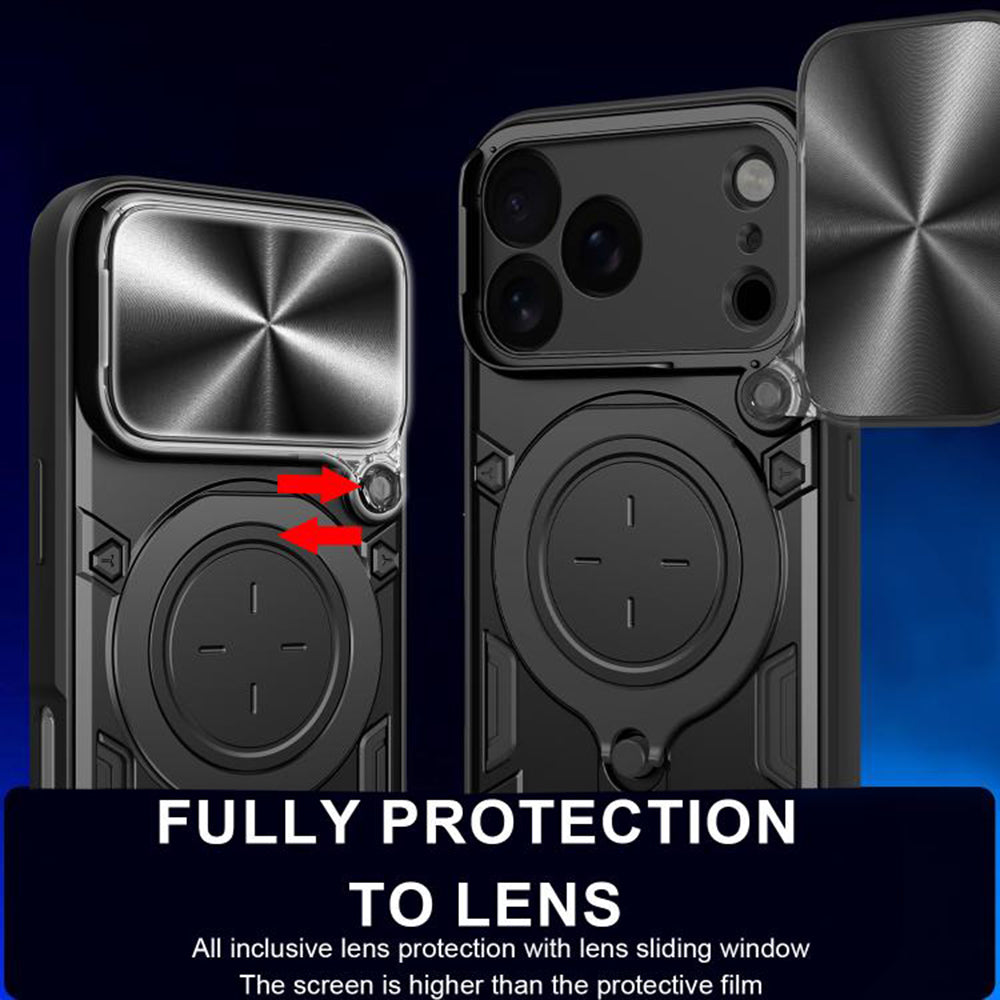 Θήκη για Apple iPhone 17 Pro, Techsuit, CamGuard Pro, Μαύρη