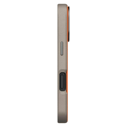 Θήκη για Apple iPhone 17 Pro, UNIQ, Lyden Leatherette, Μπεζ Πορτοκαλί