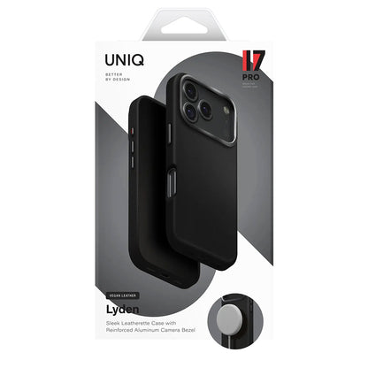 Θήκη για Apple iPhone 17 Pro, UNIQ, Lyden Leatherette, Μπεζ Πορτοκαλί