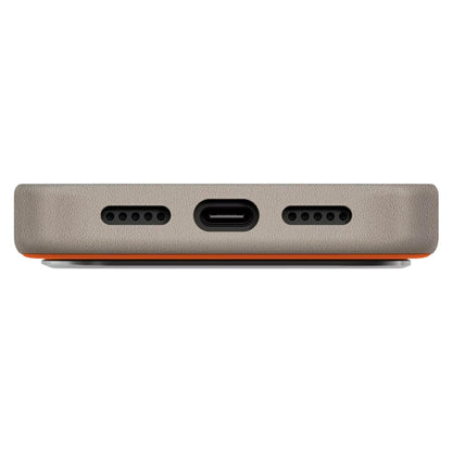 Θήκη για Apple iPhone 17 Pro, UNIQ, Lyden Leatherette, Μπεζ Πορτοκαλί