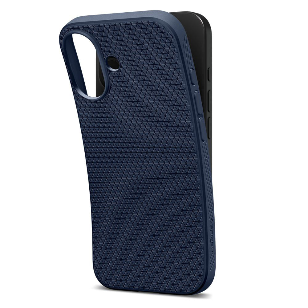 Case for Apple iPhone 17, Spigen, Liquid Air, Navy Blue