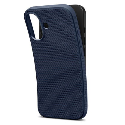 Case for Apple iPhone 17, Spigen, Liquid Air, Navy Blue