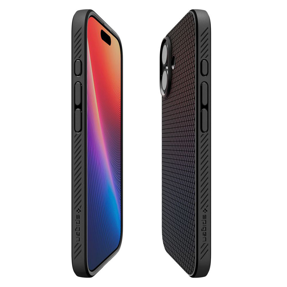Case for Apple iPhone 17, Spigen, Liquid Air, Matte Black