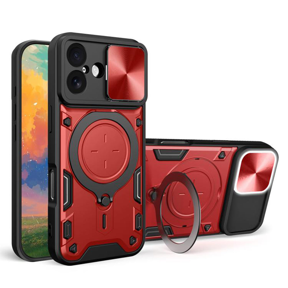 Θήκη για Apple iPhone 17, Techsuit, CamGuard Pro, Κόκκινη