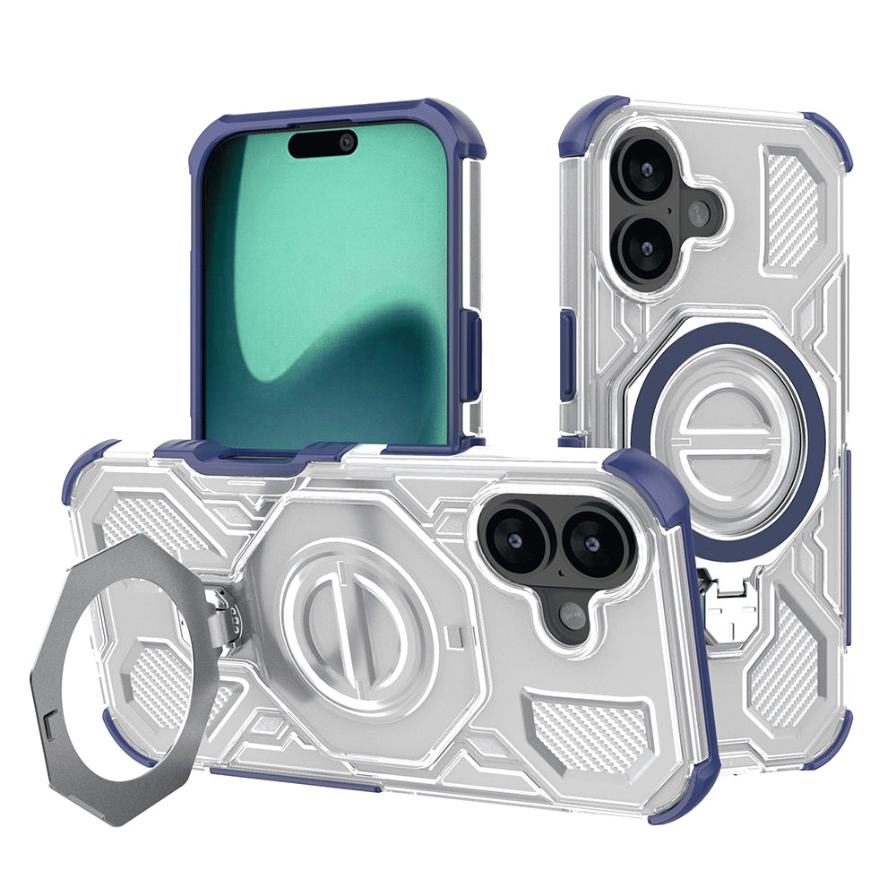 Θήκη για Apple iPhone 17, Techsuit, Carbon Shield Pro, Μπλε