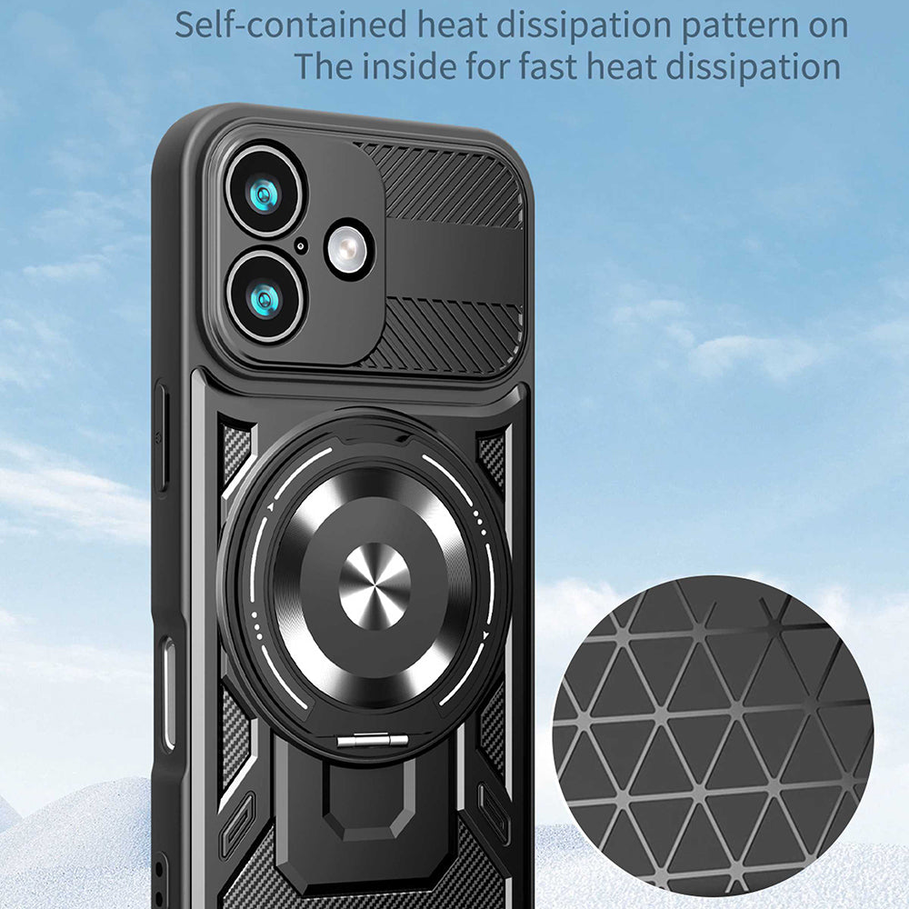 Θήκη για Apple iPhone 17, Techsuit, RuggedCam, Μπλε