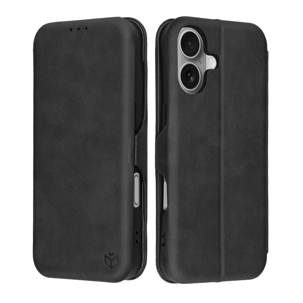 Θήκη για Apple iPhone 17, Techsuit, Safe Wallet Plus, Μαύρη