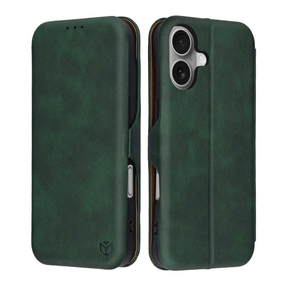 Θήκη για Apple iPhone 17, Techsuit, Safe Wallet Plus, Πράσινη