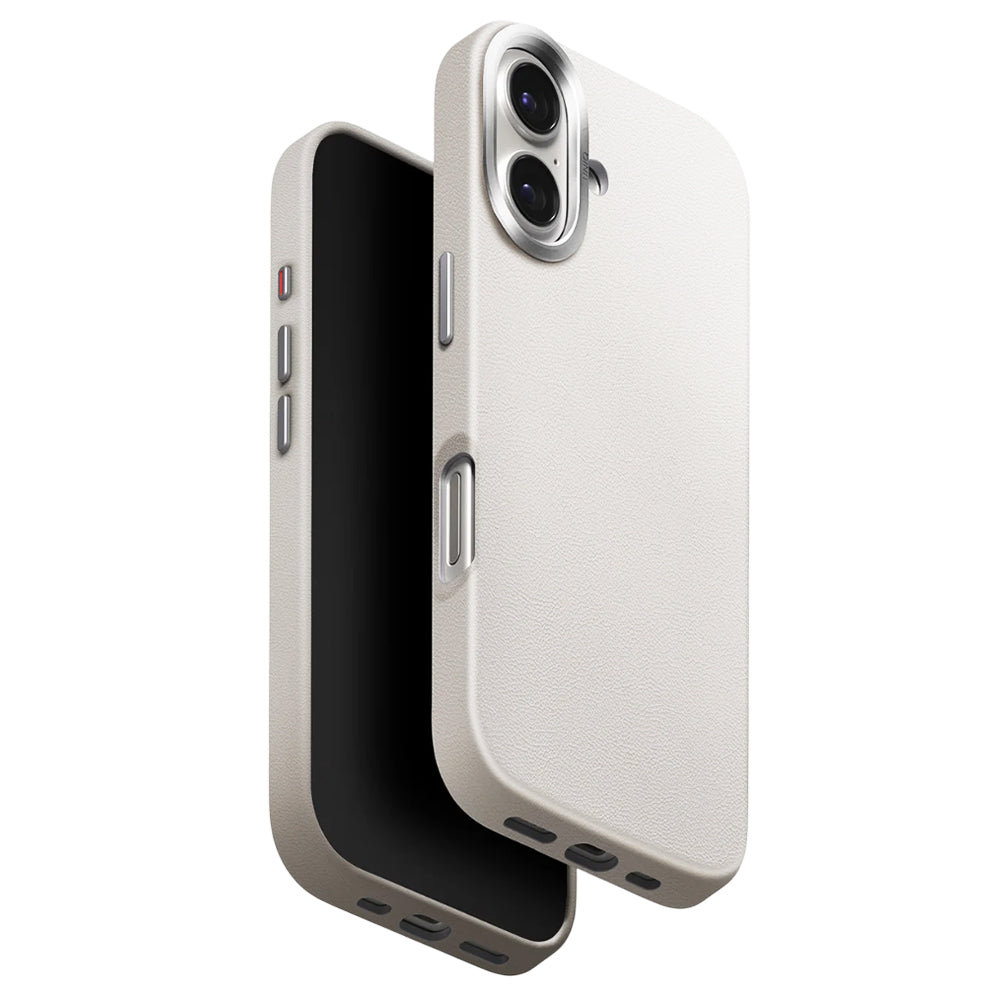 Θήκη για Apple iPhone 17, UNIQ, Lyden Leatherette, Γκρι