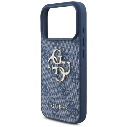 Θήκη για Apple iPhone 18 Pro / 17 Pro, Guess, 4G Big Logo, Μπλε