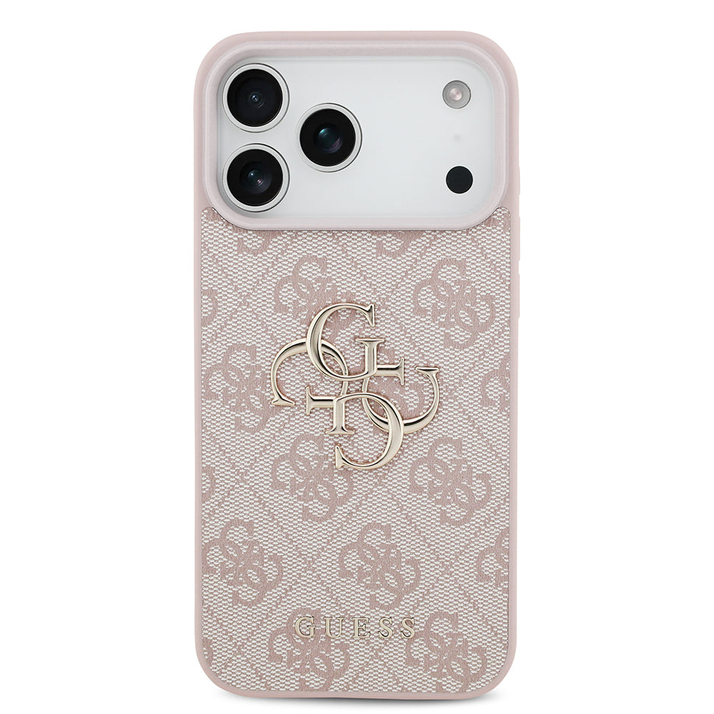 Θήκη για Apple iPhone 18 Pro / 17 Pro, Guess, 4G Big Logo, Ροζ