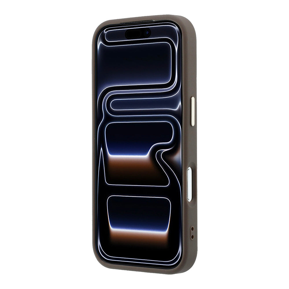 Θήκη για Apple iPhone 18 Pro / 17 Pro, Guess, 4G Big Resin Logo, Καφέ