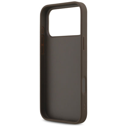Θήκη για Apple iPhone 18 Pro / 17 Pro, Guess, 4G Classic Logo, Καφέ