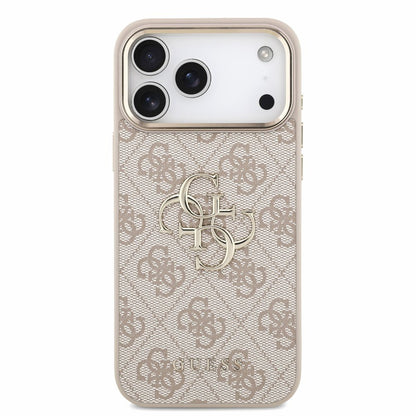 Θήκη για Apple iPhone 18 Pro / 17 Pro, Guess, 4G Classic Logo with Strap, Ροζ Χρυσό
