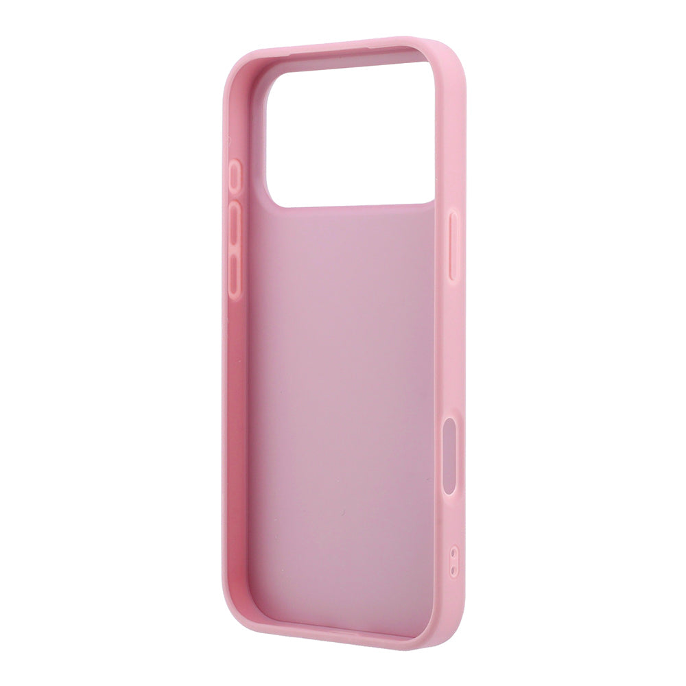 Θήκη για Apple iPhone 18 Pro / 17 Pro, Guess, Fixed Glitter Big 4G, Ροζ